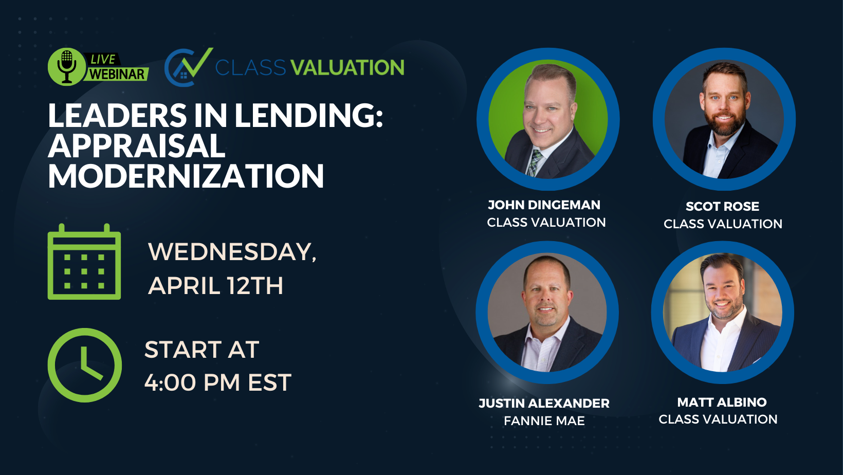 Webinar - Leaders In Lending: Appraisal Modernization With Fannie Mae ...